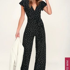 Lulu’s open back jump suit